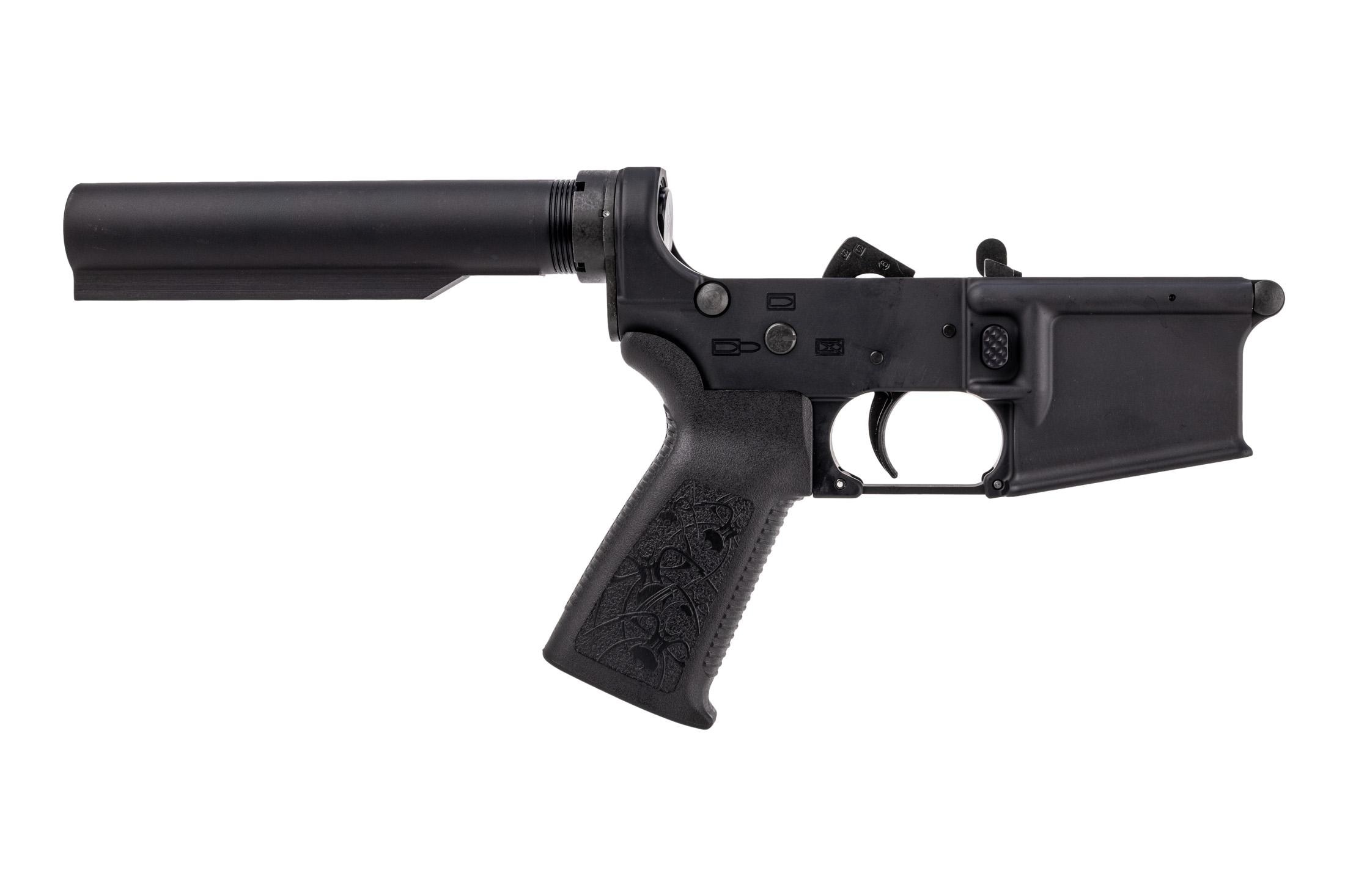 Spikes Tactical No-Logo Forged AR-15 Lower Receiver No Stock - Complete Lower